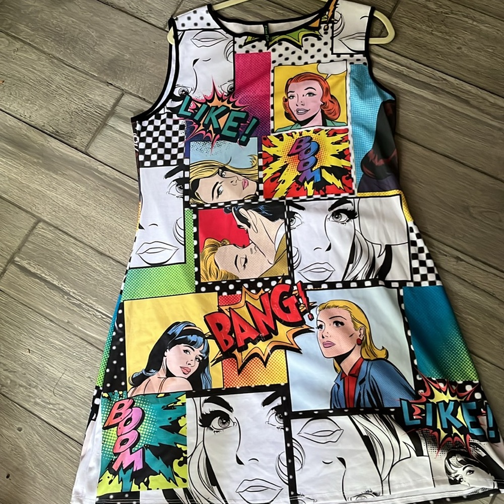 Poliana Plus XL White sleeveless dress